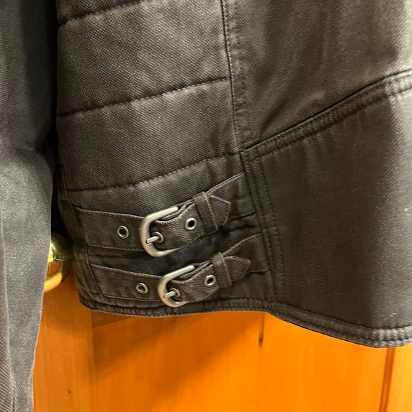 Harley-Davidson Men's Dark Gray Canvas Bomber Jacket - Picture 9 of 10